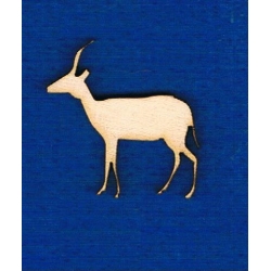 SKLEJKA #3mm Antylopa  3,5x3,5cm ( seria: safari )
